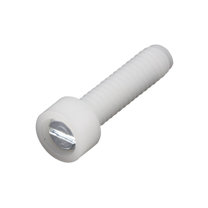 Metal Core Machine Screw Slot Fillister HD 1/4"-20 UNC x 5/8" LONG Steel Core, Nylon Shell