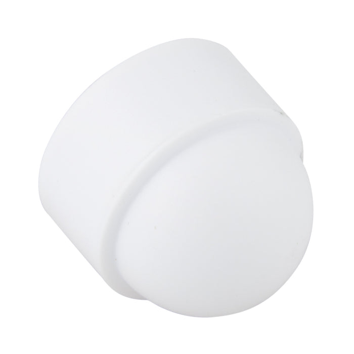 Metric Bolt & Nut Protection Cap for M5 Bolt Ld Polyethylene White by Spaenaur Inc.