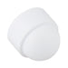 Hex Dome Protection Cap for 5/16" DIA Bolt (.484" A/F) Polyethylene White by Spaenaur Inc.