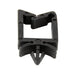 Wire And Cable Holder, Type 2 Top Entry, Latch GAte, for 3/16" Mountng Hole, 23/64" Inside LG x 7/16" Inside Wd, Nylon 6/6 Black by Spaenaur Inc.