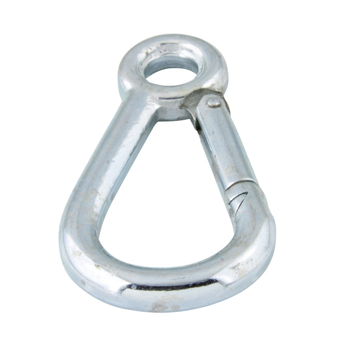 Mousqueton 100 mm LG x 10 mm DIA Fil forgé en acier zingué Similaire à la norme DIN 5299 forme E par Spaenaur Inc.