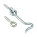 GAte Hook & (2) Eyes 3" Hook Length, .177" Wire DIA. Steel Zinc Plated by Spaenaur Inc.