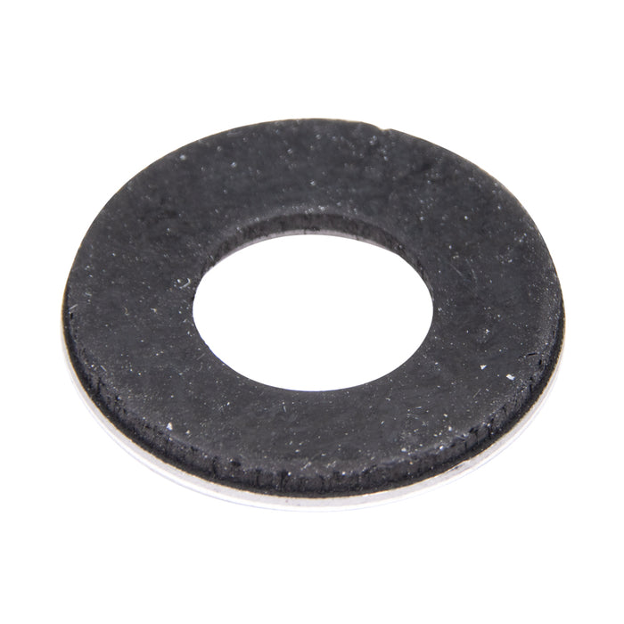 Master Seal Washer for Screw Size #8, 11/64" ID x 1/2" OD x 24 GA Galvanized Steel Bonded to EPDM Black