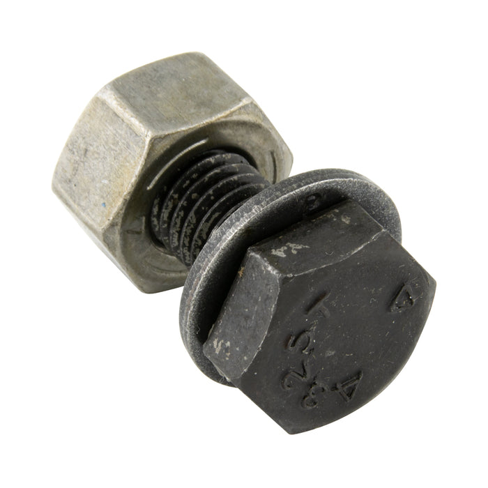 Heavy Hex Structural Bolt W/Nut & Washer Assembled 1"-8 UNC x 5 1/4" A-325 Steel