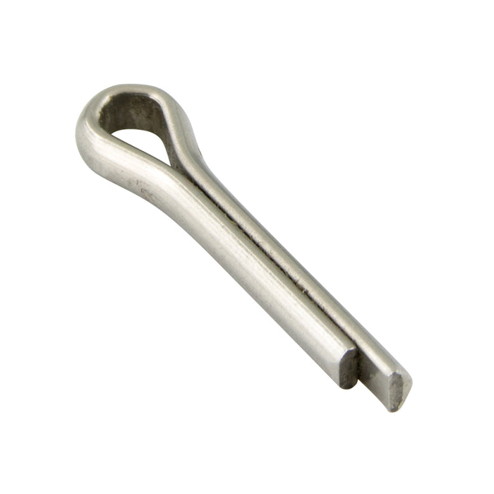 Goupille fendue ronde, à dent prolongée 5/16 po x 2 po, acier inoxydable 18-8