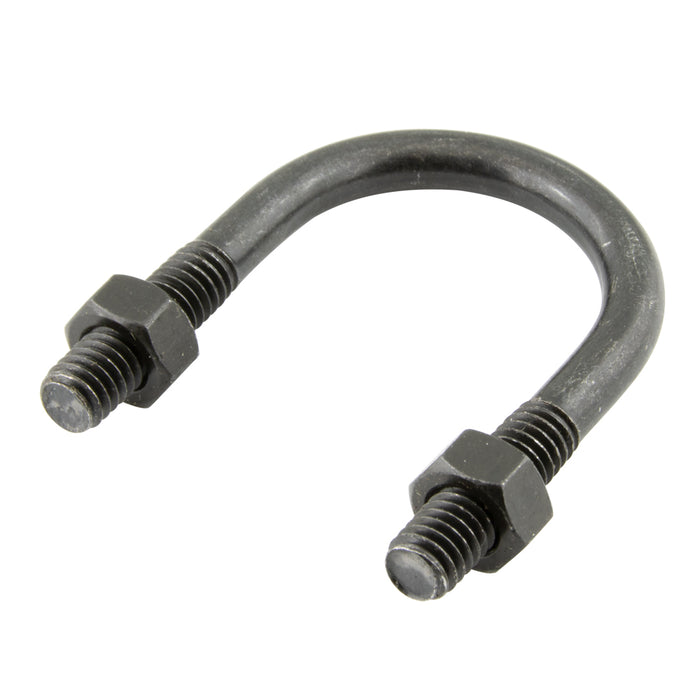 5/16"-18 U-Bolt with Nuts for Pipe Size 1-1/4" 1-3/4" ID x 2-11/16" Inside Length Low Carbon Steel, Black Oxide by Spaenaur Inc.