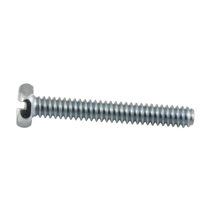 Machine Screw, Hex Head, Slotted Drive, #10-32 UNF x 1/4" Length, Steel Zinc Plated by Spaenaur Inc.