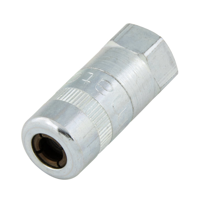 4 Jaw Hydraulic Coupling for GRease Gun for Type H DIN 71412 M10 x 1 x 24 Steel Zinc Plated by Spaenaur Inc.