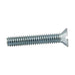 Machine Screw, Flat Head, Slotted Drive, M5 x 0.80 mm UNC x 70 mm Length, Steel Zinc Plated by Spaenaur Inc.