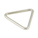 Welded Triangle Ring 1-1/2" IW x .135" Wire DIA Steel Nickel Plated by Spaenaur Inc.