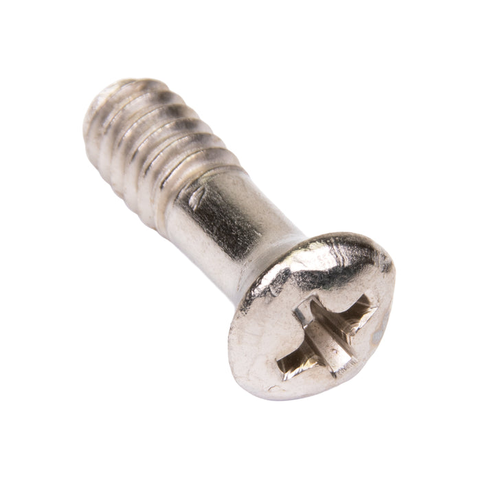 Machine Screw, Oval with #8 Trim Head, Phillips Drive, #10-24 UNC x 5/8" Length, Steel Nickel Plated by Spaenaur Inc.