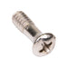 Machine Screw, Oval with #8 Trim Head, Phillips Drive, #10-24 UNC x 5/8" Length, Steel Nickel Plated by Spaenaur Inc.