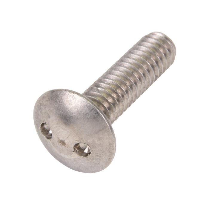 Security Screw, Flat Head Torx TR25 Drive, M5 x 12 mm Length, Stainless Steel by Spaenaur Inc.