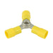Connecteur à trois voies, sans soudure, isolé, fil électrolytique en cuivre 12-10 GA, plaqué étain brillant, fabriqué par Spaenaur Inc.