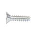 Tapping Screw, Flat Head Square Socket Drive, Type B, #10 x 3/4" Length, Steel Zinc Plated by Spaenaur Inc.