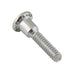 One Way Slot Shoulder Screw #10-24 UNC x 1 5/16" LONG Brass, Chrome Plated by Spaenaur Inc.