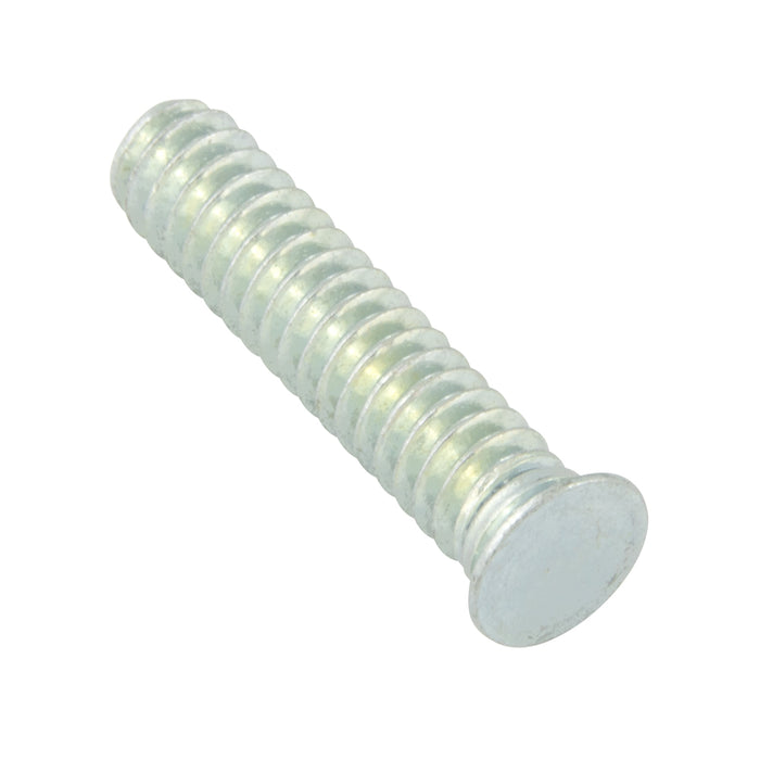 Goujon auto-serrant n° 10-24 UNC x 7/8" LGTH en acier au carbone traité thermiquement, zingué transparent, conforme à la norme ASTM B633-85, fabriqué par Spaenaur Inc.