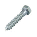Lag Screw, Hex Head, 3/8" x 3-1/2" Length, Steel Zinc Plated by Spaenaur Inc.