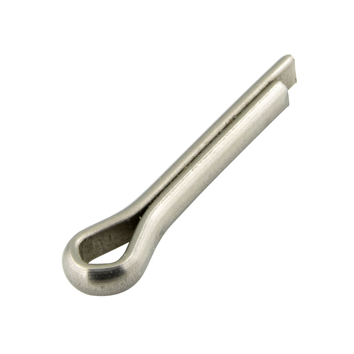 Goupille fendue ronde, à dent prolongée 5/16 po x 2 po, acier inoxydable 18-8