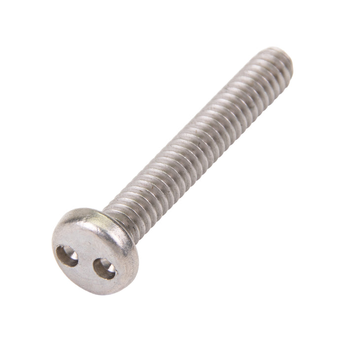 Security Screw, Button Head Security Hex Socket Drive, M8 x 25 mm Length, Stainless Steel