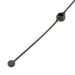 Lanyards One-Piece Mold Retainer, Approx. Breaking Strength 35 Lbs 10"Approx. LGTH x .260 Eyelet ID x .093"THK 6/6 Nylon Black Ultraviolet Stabilized by Spaenaur Inc.