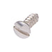 Tapping Screw, Oval Head Slotted Drive, Type AB, #10 x 1-1/2" Length, Stainless Steel by Spaenaur Inc.
