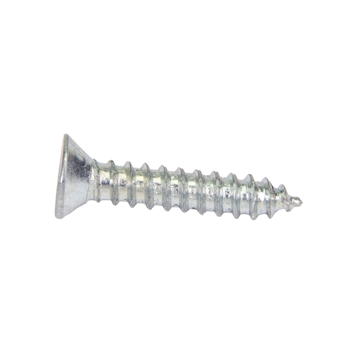 Tapping Screw, Flat Head Phillips Drive, Type AB, #8 x 5/8" Length, Steel Zinc Plated by Spaenaur Inc.