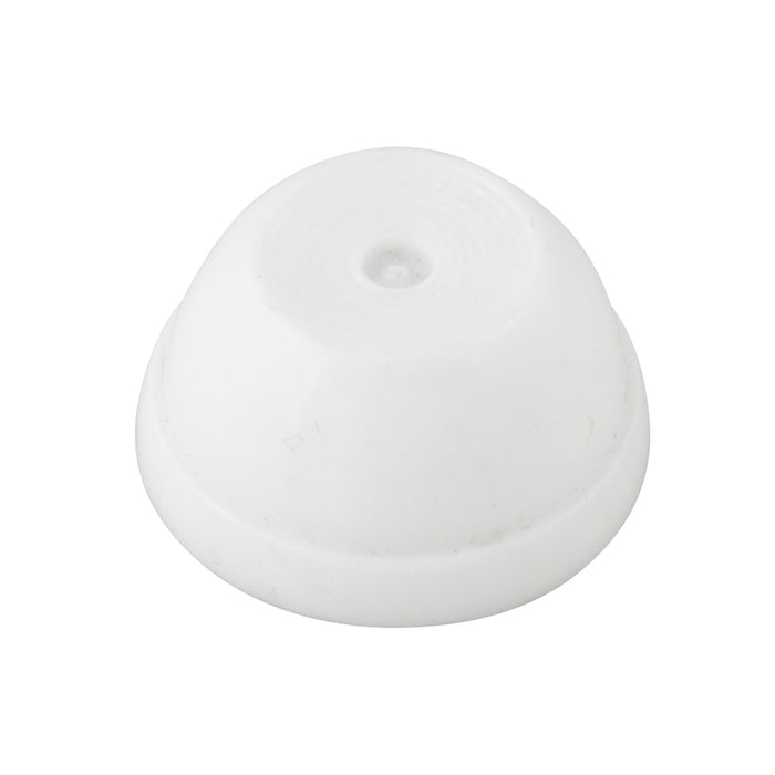 Écrou à emboîter, blanc, pour goujon de 0,187" (3/16") de diamètre. Insert en acier à ressort, capuchon en plastique, de la marque Spaenaur Inc.