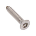 Tapping Screw, Flat Head Security Hex Socket Drive, Type AB, #8 x 1" Length, Stainless Steel by Spaenaur Inc.