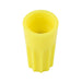 Twist-On Nylon Wire Nut with Steel Insert Zinc PLTD 5 or 6 x #18, 2 - 2 x #14, 2 x #12 Nylon Yellow by Spaenaur Inc.
