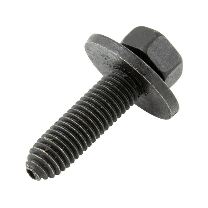 Sems Machine Screw Metric, Hex Head, With 28.6mm OD Flat Washer, M10 X 40mm 1.50 Pitch, Low Carbon Steel Phosphate Coated, And Oiled by Spaenaur Inc.
