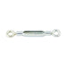Tendeur, œillet et œillet, filetage 1/4"-20 (diamètre du matériau 0,212 po), longueur ouverte 7-3/8 po, longueur fermée 5-1/4 po, course de serrage 2-1/8 po, diamètre intérieur de l'œillet 3/8 po. Acier zingué par Spaenaur Inc.