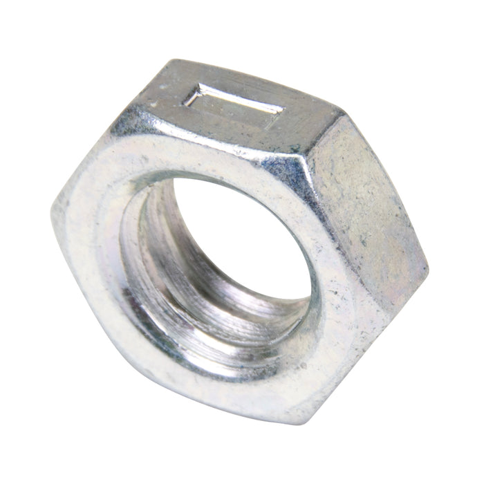 Écrou à serrage central Jam Grade A 1/2"-20 UNF en acier à faible teneur en carbone zingué par Spaenaur Inc.