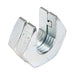 Écrous de blocage à enfiler Sae 1/2"-13 UNC (1 1/16"AF x 5/8" THK) 1018 Acier laminé à froid Zingué brillant par Slip-on®