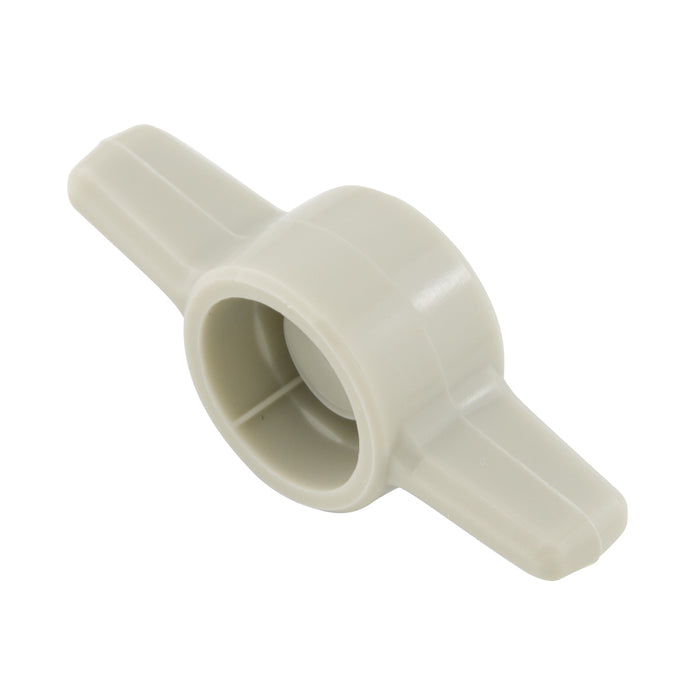 Shear-Loc Tee Knob #10 Dupont Delrin 500 Gray