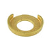 Terminal Cup Washer, for Binding Head Screws for #10 Screw (.498"-.512" OD) Brass, Nickel Plated by Spaenaur Inc.