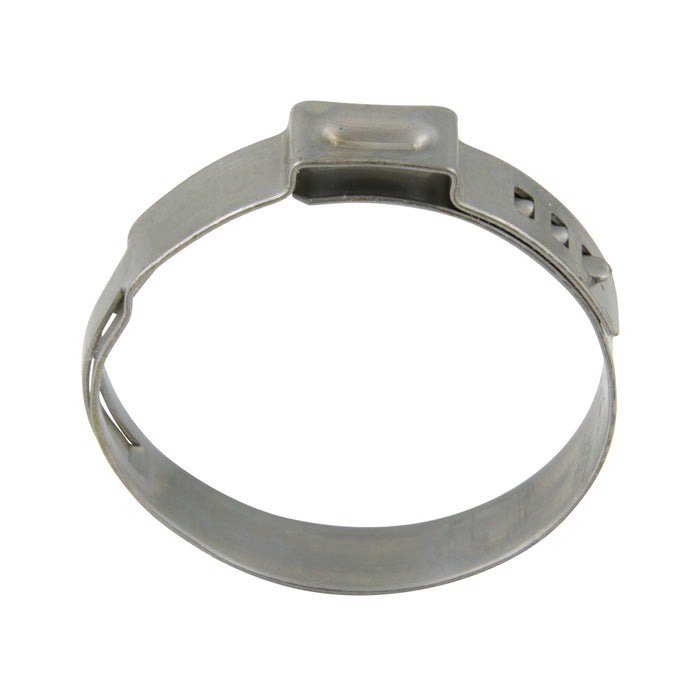 2-Ear Hose Clamp 3/8" (.315"-.433" Range) .276" Width, .0315" Mat Thickness Inner Width Of Ear .1772" 300 Stainless Steel