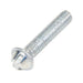 Machine Screw, Countersunk Head, Unslotted Drive, 1/4"-20 UNC x 2" Length, Steel Zinc Plated by Spaenaur Inc.