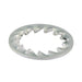 Internal Overlap tooth Lockwasher, M12 Carbon Steel Heat Treated Zinc PLTD DIN 6798J/ST-ZP M12 by Spaenaur Inc.