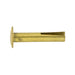 Rivet fendu à tête ovale 9/64 po de diamètre x 1/2 po de longueur x 5/16 po de diamètre de tête, en laiton, sans finition, de Spaenaur Inc.