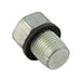 Bouchon de vidange autotaraudeur avec joint en fibre 11/16"-16 Standard Surdimensionné Acier à faible teneur en carbone Boîtier en zinc durci PLTD par Spaenaur Inc.