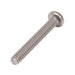 Security Screw, Round Head One-Way Slotted Drive, 1/4"-20 UNC x 1-1/2" Length, Stainless Steel by Spaenaur Inc.