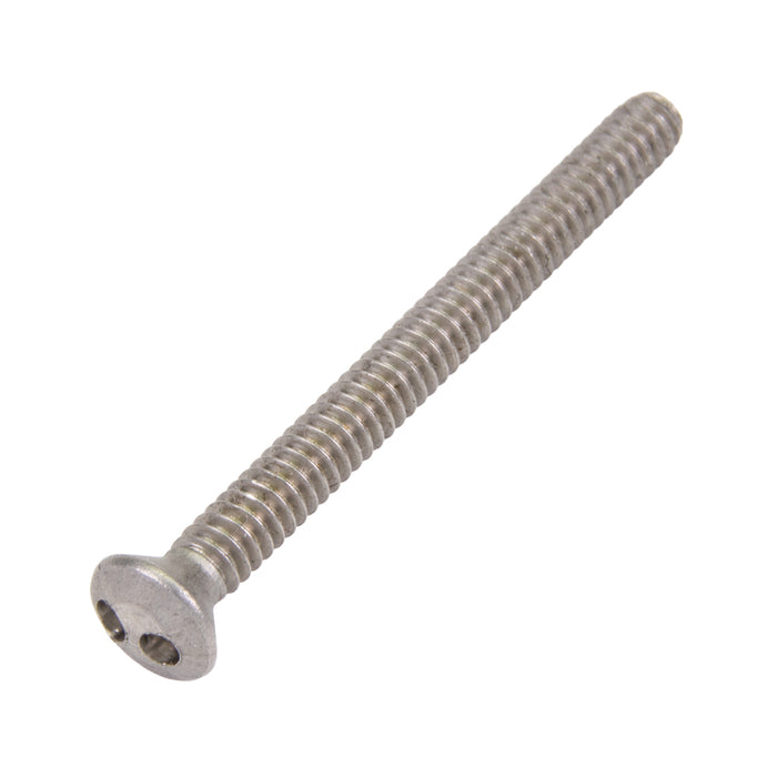 Security Screw, Pan Head Spanner Drive, #8-32 UNC x 1-1/2" Length, Stainless Steel by Spaenaur Inc.