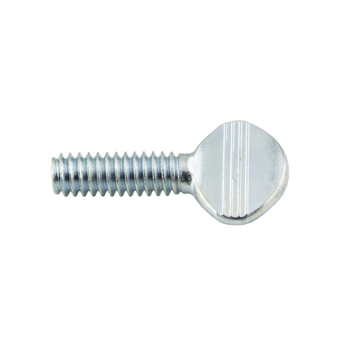Thumb Screw without Shoulder #8-32 UNC x 3/8" Low Carb Steel Cold forged Zinc Plated