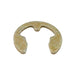 Retaining Ring External DIN 6799 8mm/11mm Shaft DIA, 7mm GRoove DIA High Carbon Spring Steel, Yellow Zinc Plated DIN 6799/ST-YZ 7 by Spaenaur Inc.