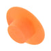 Bouchon à tirette à bride large 1 3/4 x 3/4 en polyéthylène basse densité, couleur orange, par Spaenaur Inc.