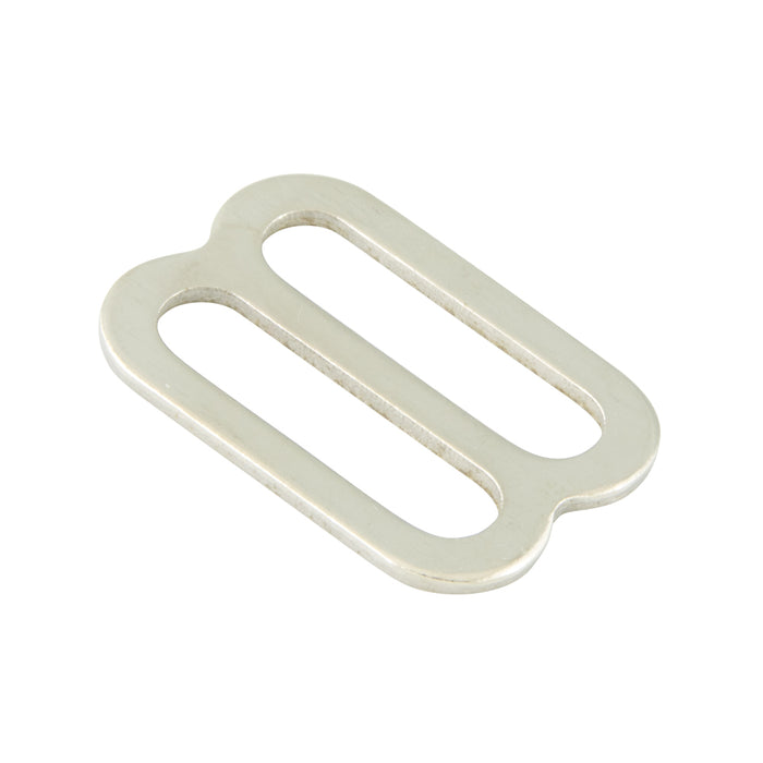 Webbing Buckle, Flat Metal Style for 5/8" Wide Webbing Steel Nickel Plated by Spaenaur Inc.