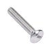 Security Screw, Flat Head Spanner Drive, 1/4"-20 UNC x 3/8" Length, Stainless Steel by Spaenaur Inc.