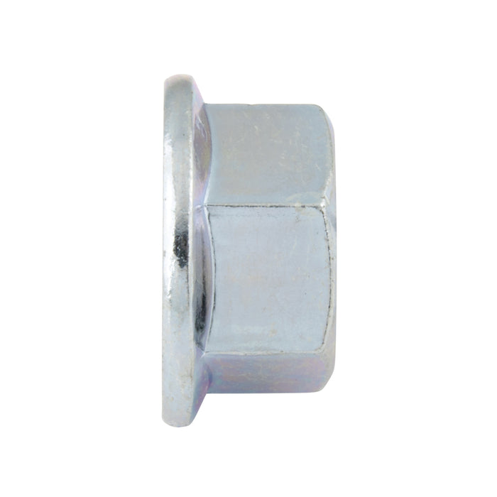 Écrou à bride 1/4"-20 UNC (filetage A/F 1/2" x diamètre extérieur de la bride 5/8") en acier trempé, oxydé noir, fabriqué par Spaenaur Inc.