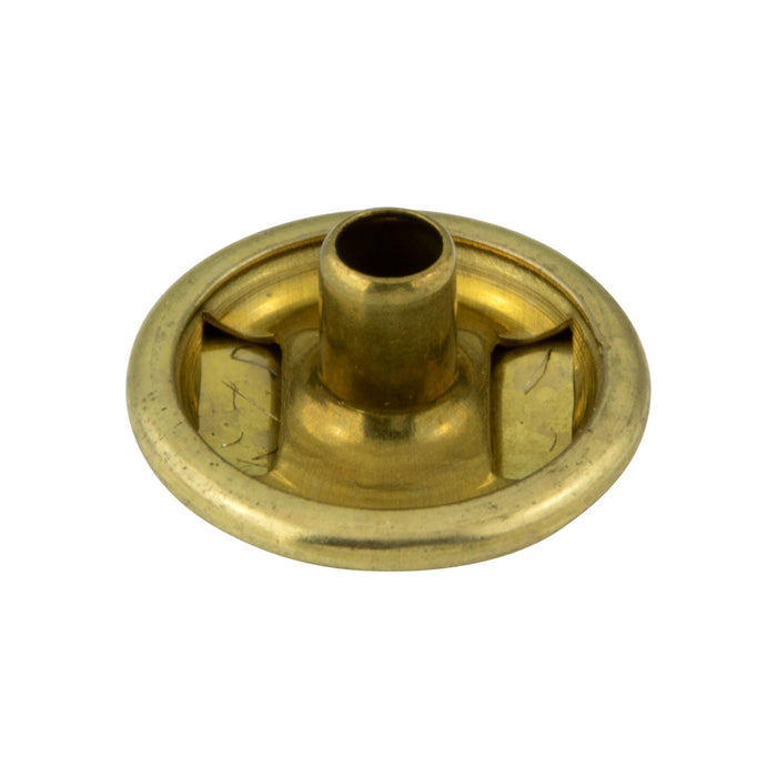 Capuchon durable 24 Ligne (0,600 po) Longueur du cylindre 1/4 po Laiton brut par Spaenaur Inc.